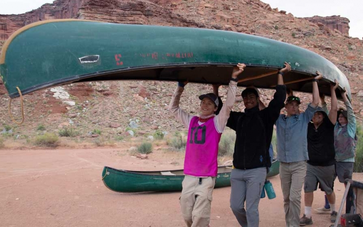 gap year canoeing adventure program in utah